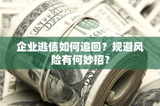 武汉企业逃债如何追回？规避风险有何妙招？