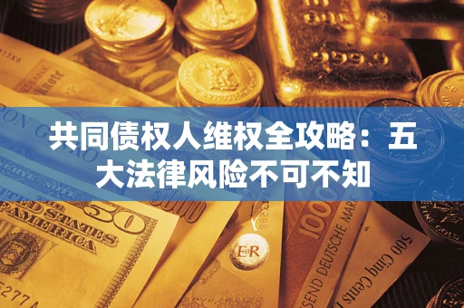 武汉共同债权人维权全攻略：五大法律风险不可不知