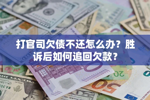 武汉打官司欠债不还怎么办？胜诉后如何追回欠款？