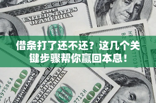 武汉借条打了还不还？这几个关键步骤帮你赢回本息！