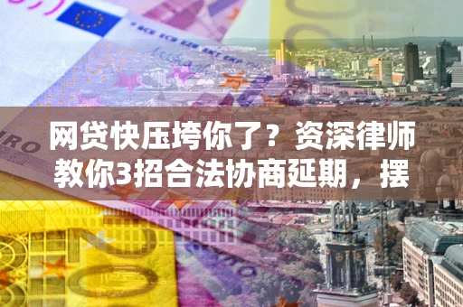 武汉网贷快压垮你了？资深律师教你3招合法协商延期，摆脱暴力催收！