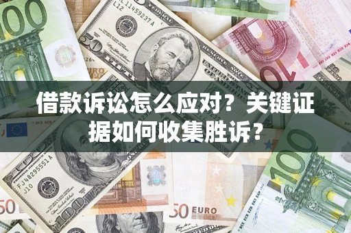 武汉借款诉讼怎么应对？关键证据如何收集胜诉？