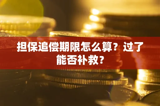 武汉担保追偿期限怎么算？过了能否补救？